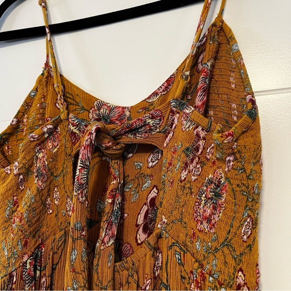 Patrons of Peace | Floral Mustard Jumpsuit - Picture 9 of 14